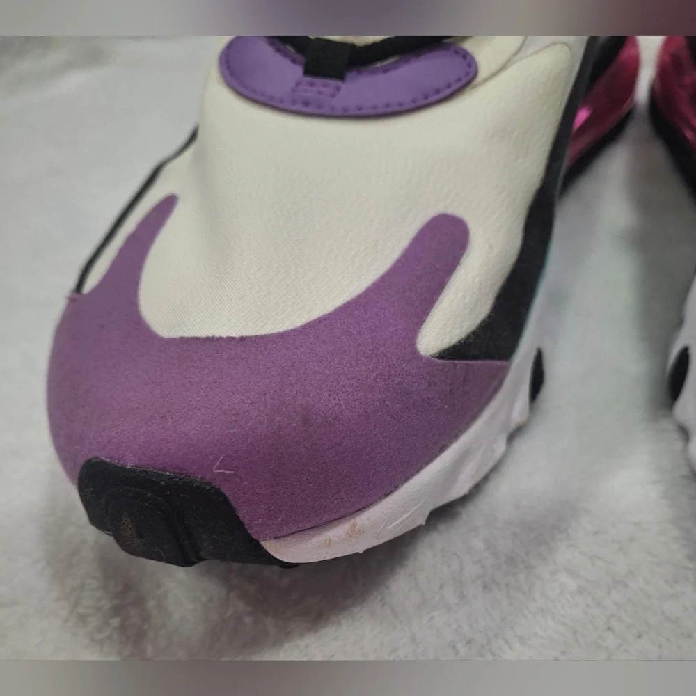 Nike Air Max 270 React in Yellow, Purple, and Teal.Size 9.5 - Picture 3 of 10